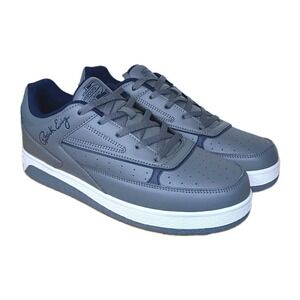 Patrick Ewing Rebound 33 Low Top Basketball Shoes Men's Size 10 Gray Blue